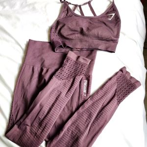 Gymshark Purple Seamless Set